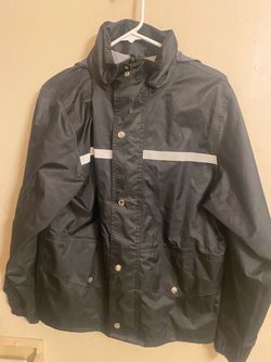 Rain Jacket with Reflective Strip size small adult
