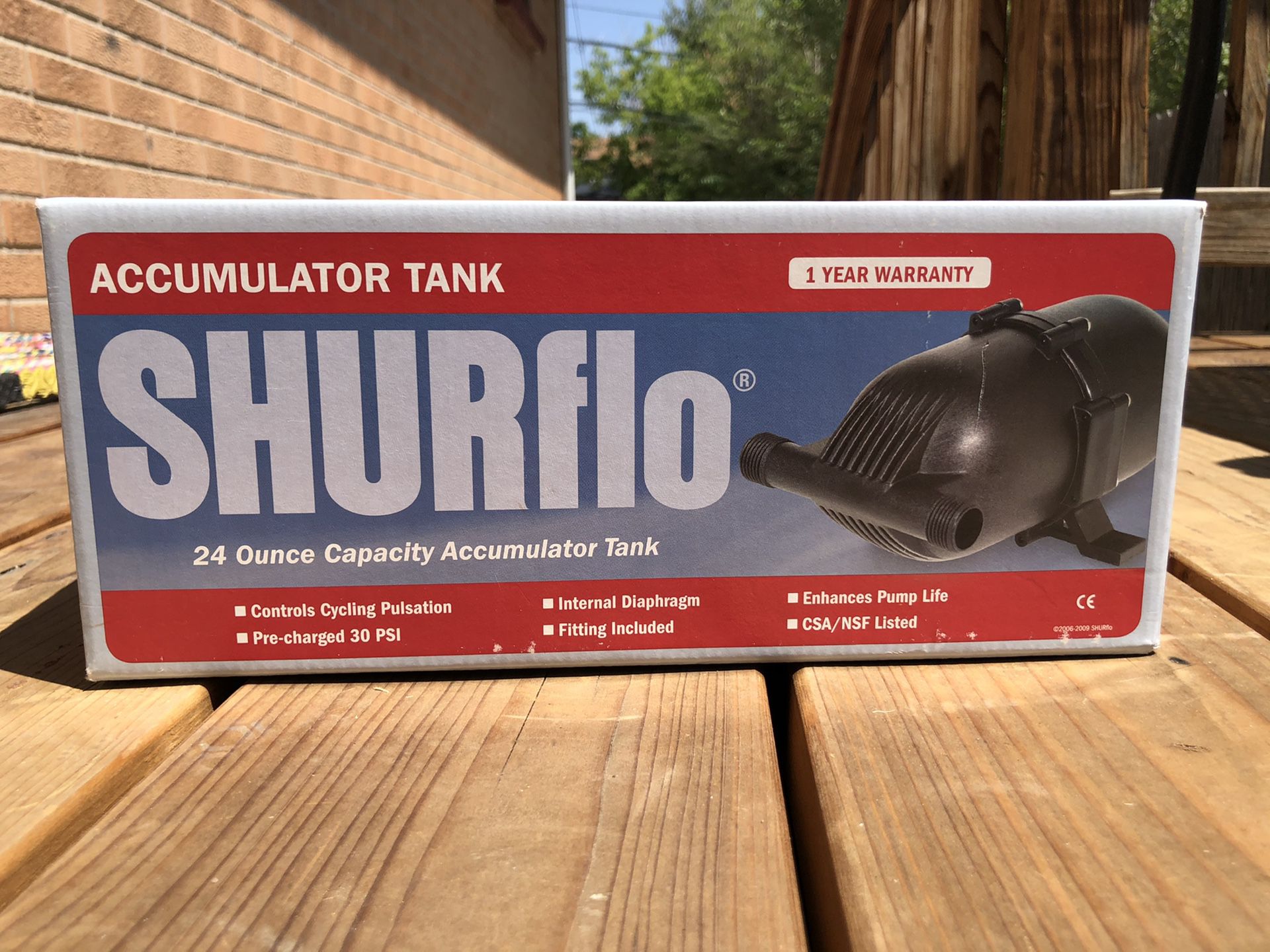 Shurflo Accumulator Tank