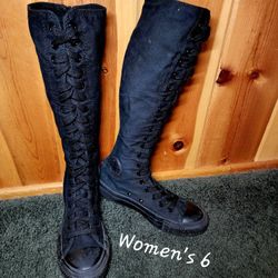 RARE Vintage Converse All Star Knee high XX-HI Women 6