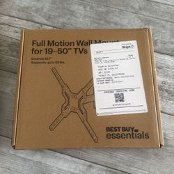 Full Montion Wall Mount For 19-50” TVs 