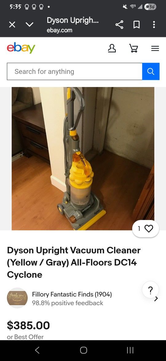Dyson Vacuum 