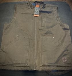 New Legendary Whitetails Concealed Carry Flannel Lined Vest size Large