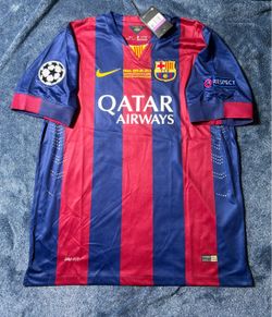 Retro FC Barcelona Home 2015 UCL  Jersey