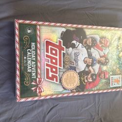 2025 Topps Holliday Event Calendar 