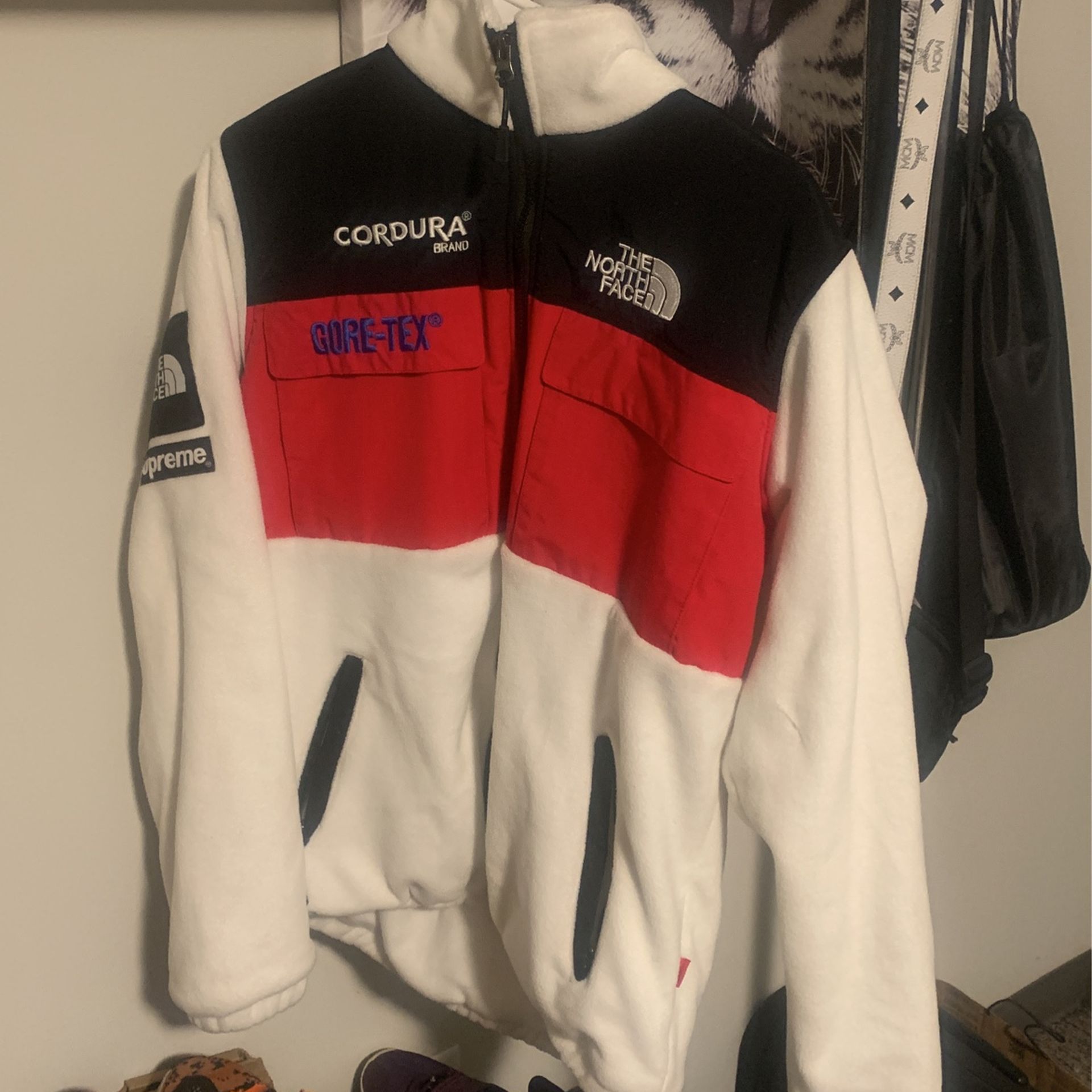 Supreme The North Face Expedition Fleece (FW18) Jacket White 