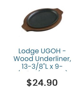 Metal Plate With Wood Base