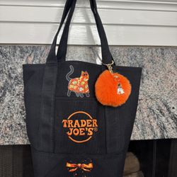 Trader Joes Mini Tote Bag, Halloween, Designer 