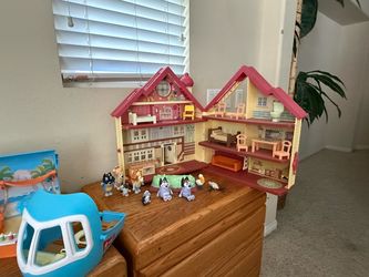 Bluey house and plane/boat