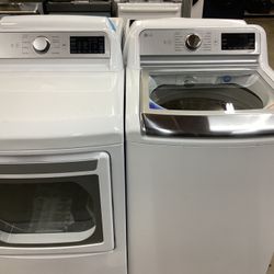 LG Washer And Dryer Set New Scratch And Dent Xl Capacity 5.5 Cu Ft 