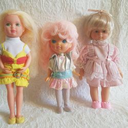 Three Vintage Dolls