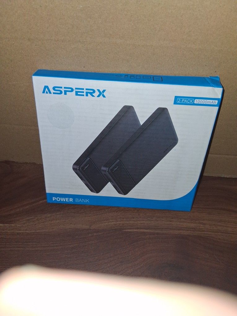(2 Pack) Power Bank 10000 Mah