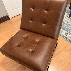 Faux Leather Chair
