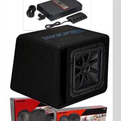 NEW BASS AND VOICE PACKAGE KICKER AUDIO INSTALLED