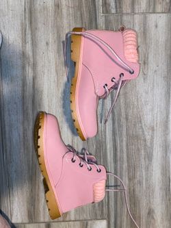 New Pink boots