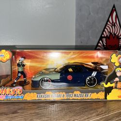 Jada Toys Naruto - Kakashi Hatake & 1993 Mazda RX-7-1:24