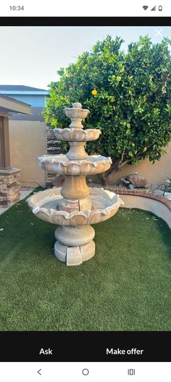 7 tier water fall