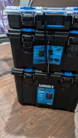 HART Stack 3-Piece Tool Box Set $75 newt