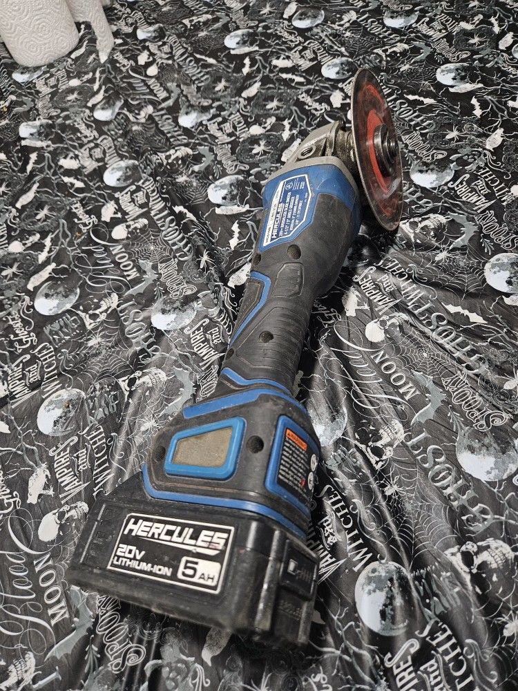 Hercules 20 Volt Grinder Battery And Charger