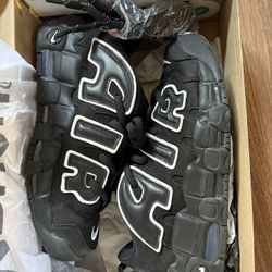 Nike Air More Uptempo AMBUSH Low Black and White mens Size 9.5