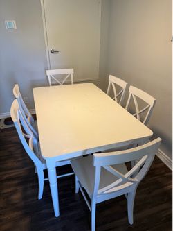 Dining Table Set – Table + 6 Chairs