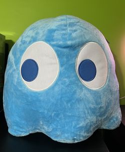 Large Blue Pac-Man Plush
