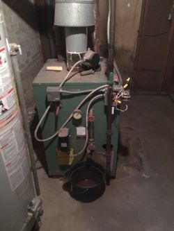 Steam boiler working