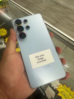 S26 ultra unlocked. Cash or $50 down w approval