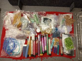 Large Lot of Craft Beads and Seed Beads