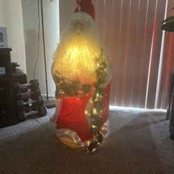 Santa Con Luz 💡 3.6 Pies de Altura, 3.6ft Santa