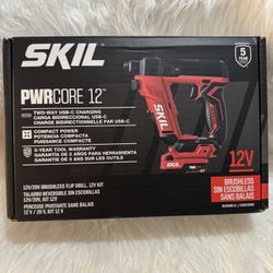 SKIL 12V/20V BRUSHLESS FLIP DRILL, 12V KIT 