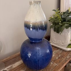Large Ceramic Accent Vase 