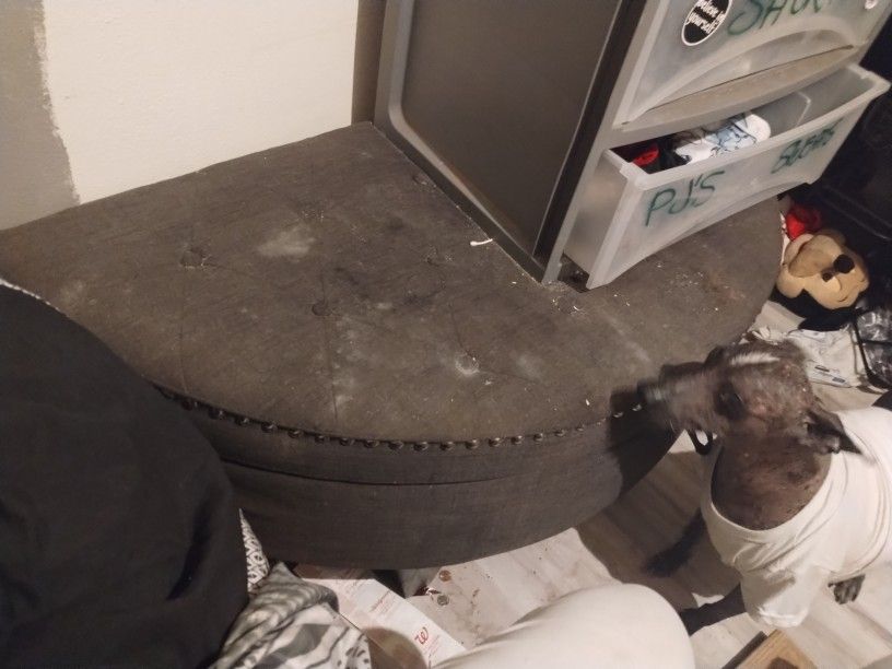 Half Circle Ottoman