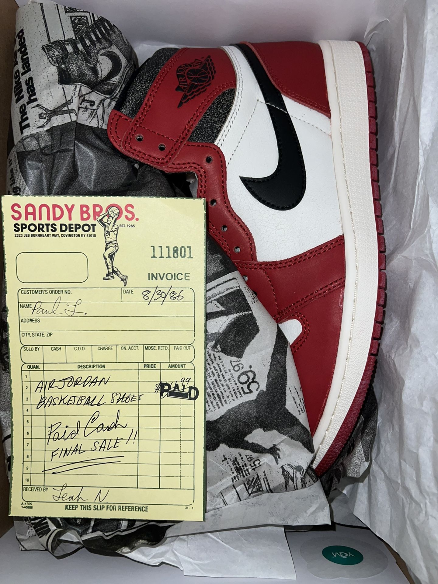 Jordan 1 LOST AND FOUND