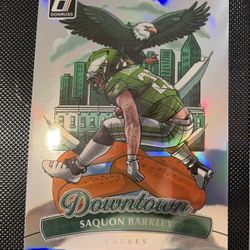 Saquon Barkley Jumbo FIRE Downtown Card!!