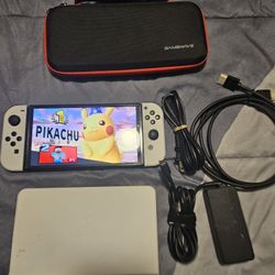 Nintendo Switch Oled With Two Games