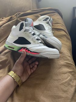 Retro Jordan 5s “Poison Green”