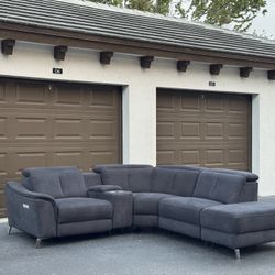 🛋️ Couch/Sofa Sectional - Recliners - El dorado - Dark Blue - Delivery Available 🚛