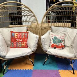 2 Adorable Egg / Reading Chairs