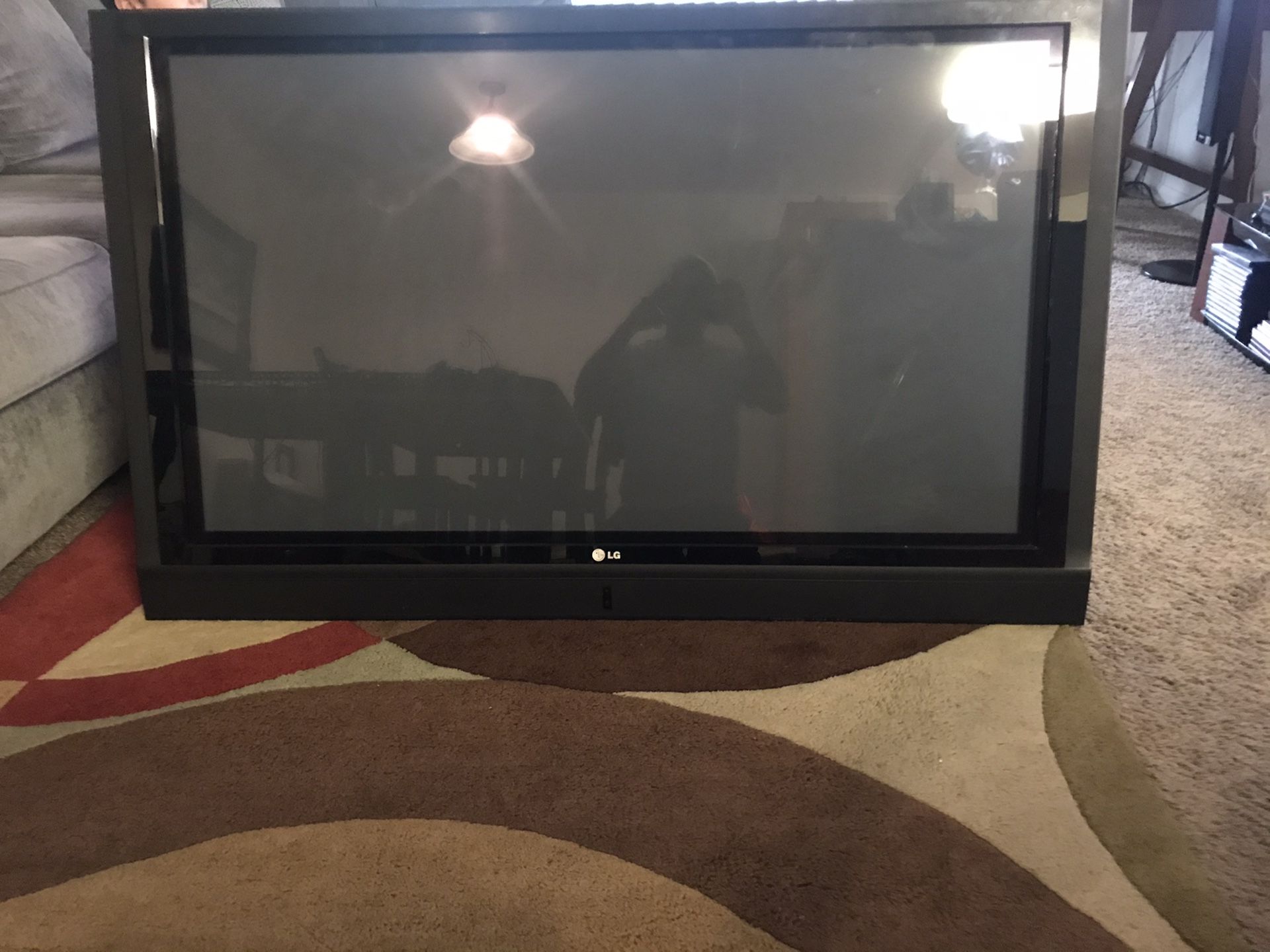 LG 50 Inch Flat Screen Plasma TV Model # 50PC1DRA-UA (non smart) Included: power cord and back bracket for mounting. Not included: No remote, no sta