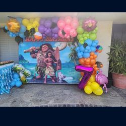 Moana backdrop 8x6 ft USED ONCE