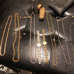 Gold Plated Jewelry, Stainless Steel Chains , Earrings, Bracelets 