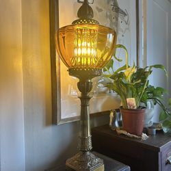 Vintage Moroccan Lamp Metal 