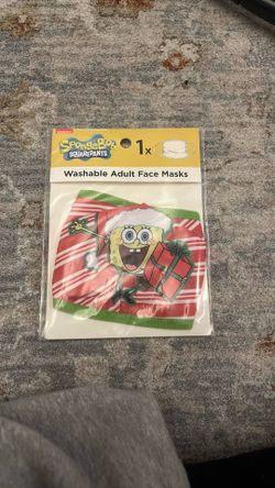 Washable SpongeBob SquarePants Adult Face Masks