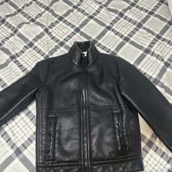 Men’s Calvin Klein Leather Jacket (Small)