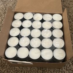 100 Tea lights Candles 