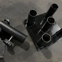 LANDMINE ATTACHMENT & BARBELL HOLDER! USED PREOWENED SELLING AS IS 