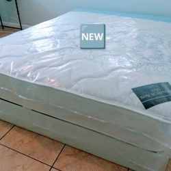 $199 Queen Mattress And Boxspring Brand New Free Delivery Same Day 