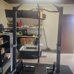 Marcy Home Gym Power Rack w/ Lat Pulldown & Bench