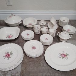 Spode Billingsley Rose Fine China Set