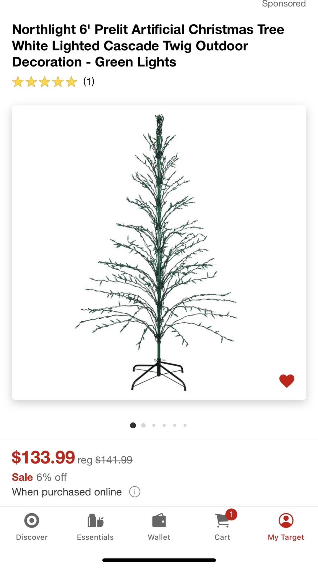 4’ Light Up Outdoor Christmas Tree